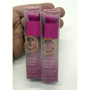 The Creme Shop Cheeky Liquid Blush Pink Velvet Lot Of 2 Ultra Pigmented Dewy
